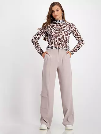 MONARI | Produktname: Pantalones cargo
Marke: MONARI
Farbe: crema
Kategorien: Moda, Mujer
Tags: Tallas grandes

Material: Poliéster / Poliamida, Elástico
Estampado: Liso
Largo (pantalones/vaqueros): Largo normal
Estilo: Glamour
Altura de la cintura: Cintura alta | 